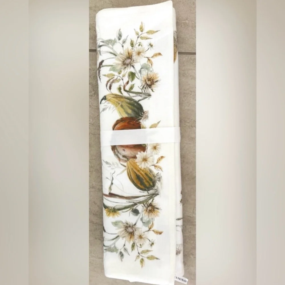 Pottery Barn Bedford Harvest Cotton/Linen Table Runner